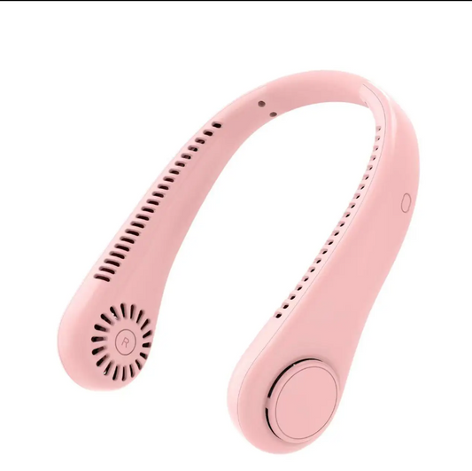 Mini Hanging Handheld Leafless Hanging Neck Fan Portable Silent Outdoor Usb Charging Super Long Life Portable Cooling Lazy Small Fan